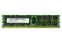 16GB DDR3L 1x16GB Micron RDIMM 2Rx4 ECC PC3L-12800R 1600MHz Dual Rank x4 RAM Minne