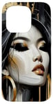 iPhone 15 Pro Golden Majesty: The Empress of Shadows Case