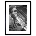 Wee Blue Coo MUSIC VINTAGE PHOTO PORTRAIT JAZZ LEGEND THELONIOUS MONK FRAMED PRINT F97X4354