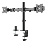 DELTACO – Office 2-osainen näyttövarsi, 13"-27", 8kg, 75x75-100x100 (ARM-0300)