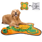 Nobleza 70 * 70cm Tapis Fouille Chien, Tapis de Chien Snuffle Mat, Tapis de Fouille Alimentation Lente Jouet Tapis Reniflant de Chien Couverture Pliable, Durable, Lavable