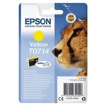 GENUINE AUTHENTIC EPSON T0714 YELLOW INK CARTRIDGE C13T07144012