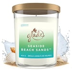 Glade Bougie Parfumée 85h Extra Large, Idée Cadeau, Parfum Seaside Beach Sands, Infusé Aux Huiles Essentielles, 454 g