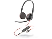 Headset Plantronics Blackwire C3225, Stereo, Usb-A In