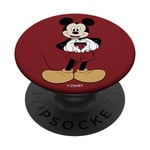 Disney Mickey And Friends Red Vintage Mickey Heart Hands PopSockets PopGrip Interchangeable