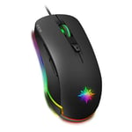 Inca IMG-327 Pro Optique Gaming Souris 4800 DPI Effet Logo RGB