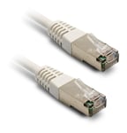 Câble Ethernet RJ45 cat 5e mâle/mâle droit - ftp 10 m