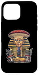 Coque pour iPhone 16 Pro Max Pharaon King Tut Chapeau de champignon égyptien