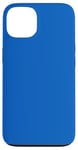 Coque pour iPhone 13 Couleur bleu denim simple