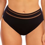 Fantasie East Hampton High Waist Bikini Brief Svart Small Dame