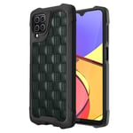 Case for Samsung Galaxy A12, PU Leather Back Cover (Black)