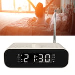 FM Radio Digital Alarm Clock Radio 10-120 Minutes Sleep Timer USB