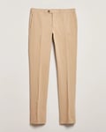 Canali Slim Fit Cotton Stretch Chinos Beige