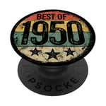 Best Of 1950 Cadeau d'anniversaire 75e anniversaire pour homme femme 75 ans PopSockets PopGrip Adhésif