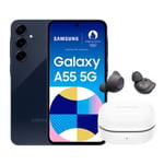 Smartphone Samsung Galaxy A55 5g 128go Noir + Buds Offerts