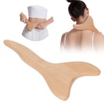 Beech Scraping Board Exquisite Wooden Guasha Massage Tool For Neck Body Meri GF0