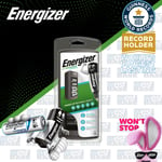 Energizer UNIVERSAL AA AAA C D 9V Battery Charger Rechargeable Batteries LCD #1