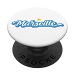 Marseille Cadeau Supporter Marseillais Fan OM Football PopSockets PopGrip Interchangeable