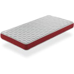 Matelas en mousse respirante 90X140 VELVET, Epaisseur 14 CM , Ergonomique et adaptable