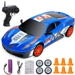 2.4G Drift Rc Bil 4WD RC Drift Bil Leksak Fjärrkontroll GTR Modell AE86 Fordon Bil RC Racing Bil Leksak för Barn Julgåvor 09-1B