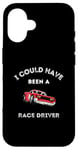 Coque pour iPhone 16 Voiture de course Petrolhead Mechanic Race Driver Dad Père