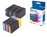 PREMIUM CARTOUCHE - 6 Cartouche compatible pour CANON PGI 1500XL Noir (x3) + Cyan + Magenta + Jaune Canon Maxify MB 2000 Series MB 2050 MB 2100 Serie