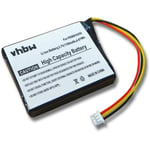 vhbw 1x Batterie compatible avec TomTom One 4K00.100, 4N00.004, 3rd Edition DACH, 4N00.004.2 GPS, appareil de navigation (1100mAh, 3,7V, Li-ion)