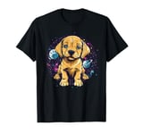 Puppy In Space Cute Cosmic Adventure T-Shirt