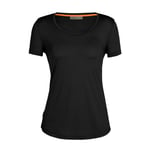 Icebreaker Womens Sphere II S/S Scoop Tee (Svart (BLACK) X-large)