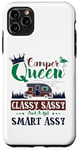 Coque pour iPhone 11 Pro Max Camping-car Queen Classy Sassy Smart Assy Fun Camping