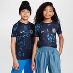 Chelsea Trenings T-skjorte Dri-fit Academy Pro Pre Match - Navy Barn - Nike, størrelse M: 137-147 cm