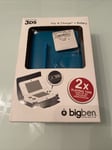 🥰 flip and charge coque + batterie integrée nintendo 3ds + stylet neuf etui pr