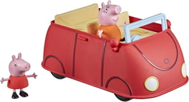 Peppa¿S Adventures Voiture Rouge Familiale, Jouet Préscolaire Avec Phrases Et Effets Sonores, Dès 3 Ans,Inclut 1 Véhicule Et 2 Figurines