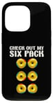 Coque pour iPhone 13 Pro Check Out My Six Pack Funny Donut Lovers Workout Gym