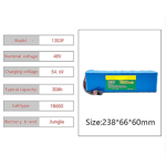 13s3p 48v 30ah 1000w 30000mah litiumbatteri elcykel elcykel scooter med BMS gul gul Yellow China