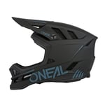 O'NEAL | Casque de vélo | VTT de Descente | Doublure Dri-Lex®, Ouvertures pour Une Bonne Ventilation, Coque extérieure en ABS | Casque Blade POLYACRYLITE Solid | Adulte | Noir | Taille L