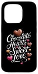 iPhone 15 Pro Chocolates HeartsSweet Love ValentinesDay ChocolateLover Case