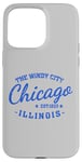 Coque pour iPhone 15 Pro Max Vintage Retro Love Chicago Illinois Windy City est une ville créée en 1833