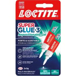 Colles Cyanoacrylates - LOCTITE - SUPERGLUE-3 - Repositionable - Gel 3g - Lot...