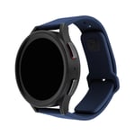 Fixed Samsung Galaxy Watch 22mm Armband Silicone Sporty Strap Blå