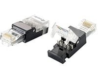 Equip Lot de 2 connecteurs RJ45 Cat5e non blindés Werkz