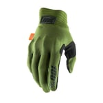 100% Gants Cognito 22 Sport, Vert Militaire/Noir (Multicolore), L