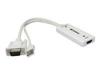 Sandberg VGA+Audio to HDMI Converter - Convertisseur vidéo - VGA - HDMI