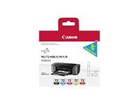 Canon Pgi-72 Mbk/C/M/Y/R Multipack - 5-Pack - Gul, Cyan, Magenta, Rød, Matt Svart - Original - Blekkbeholder - For Pixma Pro-10, Pro-10S  Pixus Pro-10