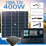 Kit de panneau solaire chargeur de panneau solaire 400W 12V avec contrôleur de charge pour Caravan Boat Outdoor