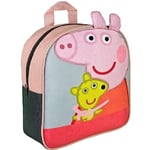 Kids Girls PEPPA PIG Toddler Junior Pink Teddy School Backpack Rucksack Bag