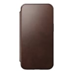 iPhone 13 Nomad Modern Horween Leather Folio Fodral - MagSafe Kompatibel - Brun