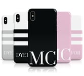 Dyefor Initials Personalised C Hard Mobile Phone Case Cover For Apple Iphone Xr