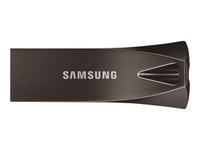 Samsung BAR Plus MUF-256BE4 - Clé USB - 256 Go - USB 3.1 Gen 1 - gris titan