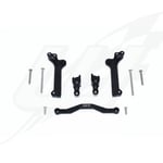 FR- Gpm Alloy Front Shock Mount -11Pc Set Traxxas-1:10 Maxx Monster Truck Black